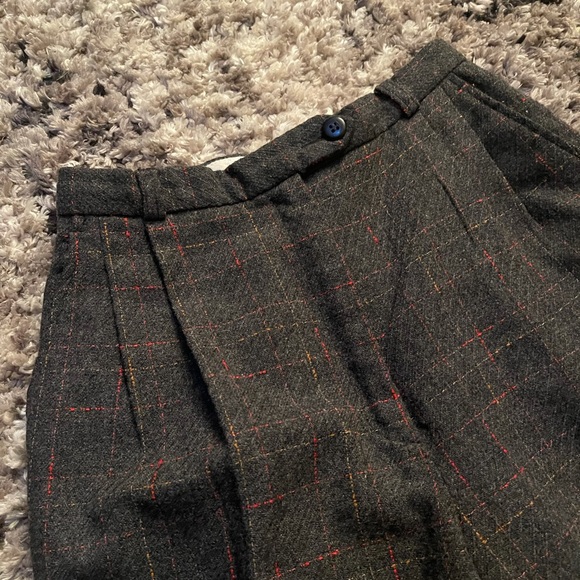 High Waisted Wool Blend Trousers - Picture 4 of 8
